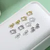 Accesorios Transfronterizos para Uñas Navideñas de Reno Serie de Animalitos Pequeños de Aleación de Dibujos Animados Decoración de Uñas Portátil Pequeños Accesorios Diamantes para Uñas