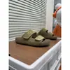 Sandalias Birkenstock de Moda Estilo Coreano con Velcro para Mujer Verano 2026 Suela Gruesa Slip-On Exteriores Cómodas Antideslizantes de Moda