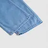 Moda Feminina Europeia e Americana Transfronteiriça Verão Jeans Reto Cintura Alta Retrô Fluido Calça Longa Ampla Solta Versátil em Estoque