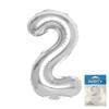 Globo Digital de 32 pulgadas Tarjeta de Cartón Individual Empaquetado Independientemente Decoración de Escena de Boda Fiesta de Cumpleaños Globo de Película de Aluminio