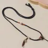 Cordón colgante de hilo de algodón retorcido a mano, cordón de collar estilo Tíbet, cadena para suéter, cordón para colgante de jade étnico, cordón para colgar thangka