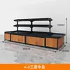 Supermercado Estilo Yonghui Comercial Prateleira de Aço e Madeira para Frutas e Verduras Ilha de Exposição Rack para Loja de Frutas Produtos Frescos Prateleira para Frutas e Verduras