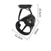 Focos de Riel LED para Uso Comercial en Tiendas de Ropa, Focos de Riel Par30, Base de Rosca E27, Bombilla de Alta Intensidad de 35W