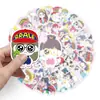 50 caricaturas caricaturas Alalei graffiti personalidad creativa maleta estuche cuaderno impermeable pegatinas para coche