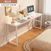 Mesa longa simples mesa dupla mesa de estudo para estudante mesa de computador mesa de trabalho encostada na parede mesa super estreita