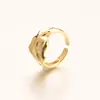 Anillo de plata 925 anillo ajustable irregular europeo y americano estilo frío ins personalidad anillo de dedo meñique de hombre moderno
