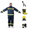 Yianlong 20 Modelos de Ropa de Lucha contra Incendios, Trajes de Lucha contra Incendios para Rescate de Emergencia Resistentes al Fuego e Ignífugos, Conjunto de Traje de Protección contra Incendios para Bombero