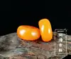 Ámbar Miel Vieja Cera Tipo Viejo Barril de Cuentas Tambor de Cuentas Pastel de Cuentas Cuenta Perforada Cuenta Suelta Cuenta Superior Vajra Pulsera de Cuentas Cuenta Espaciadora Bodhi Ying Shuo