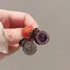 Presilha de Garra Pequena Lateral Totalmente Cravejada de Diamantes Exquisite para Franja de Testa Feminina Presilha de Cabelo de Princesa Pequena Presilha de Tubarão Penteado Semi-Preso Presilha para Cabelos Quebrados