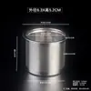 44 Tamaños de Filtros de Té en Stock, Tetera de Vidrio de Acero Inoxidable 304, Malla de Filtro Grabada para Residuo de Té, Colador de Té Grabado