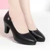 Salto Alto Cor Sólida 2026 Verão Novo Estilo Boca Rasa Estilo Maduro Uso Externo Salto Fino Bico Fino Moda Tendência Sapatos Individuais