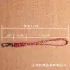 Y044 Cordão para Celular com Fivela de Aço Inoxidável Corda de Guarda-chuva Trançada à Mão Corda de Pulso