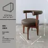 Sofá individual para proyecto hotelero personalizado transfronterizo, Sillón individual de ocio de madera maciza de fresno blanco de algodón con forma
