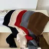 Exportado a Corea del Sur Pasamontañas Integrado de Gorro y Bufanda Nuevo de Invierno para Mujer Cálido y a Prueba de Frío Gorro y Bufanda de Punto