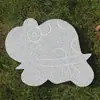 Piedras para Caminar en el Patio, Tapetes para Caminar en el Jardín, Piedras Redondas Decorativas para Césped al Aire Libre