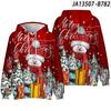 2023 Nuevo Sudadera con Capucha Holgada de Papá Noel 2023 Nuevo Navidad Transfronterizo