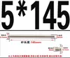 En stock remaches niquelados macho-hembra remaches para libro de cuentas remaches para álbum remaches para recetas acero al carbono m4-5*150