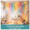 Película Fosca Hexagonal Cor Transparente Divisória Penduricalhos para Cenário, Tintas e Suprimentos para Decoração de Festas