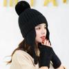 Gorro de parto engrosado, gorro posparto, gorro de maternidad bonito y cálido para otoño e invierno, gorro de maternidad femenino de moda de primavera y otoño de lana a prueba de viento