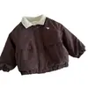 Jaquetas de Algodão de Inverno 2026 Novas para Meninos e Meninas, Estilo Workwear, Jaquetas de Algodão TBS para Crianças Pequenas, Jaquetas Acolchoadas Espessas, Modernas