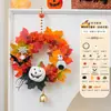 Decoración de Halloween Ramo de Calabazas Colgante Hecho a Mano DIY Diseño de Escena para Fiesta Festiva Regalos para Actividad de Jardín de Infancia