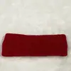 Faixa de Cabelo Elástica de Lã Cor Sólida Para Lavar o Cabelo Feminina Estilo Coreano Para Usar por Fora Faixa de Cabelo Tecida de Malha de Aba Larga Acessórios de Cabelo da Moda Outono e Inverno Faixa de Cabelo