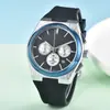 2025 Nuevo Reloj de Cuarzo Tianjia Multifuncional de 6 Pines con Correa de Silicona para Hombre Venta al por Mayor Dropshipping