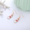 Aretes de Navidad Aretes de botón de Navidad Copo de nieve Año Nuevo Dibujos animados Árbol de Navidad Aretes colgantes Lote mixto Elementos navideños
