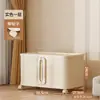 Armario de Almacenamiento Plegable Ropa Colchas Gran Capacidad Plástico Armario Organizador Sala de Estar Snacks Juguetes Armario de Almacenamiento Transparente Armario