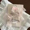 Excelente Elástico de Cabelo de Renda Estilo Fada com Laço de Strass, Presilha de Cabelo Doce Combinando com Strass, Acessório de Cabelo Versátil de Princesa para Crianças
