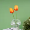 Jarrón Creativo de Hongo de Vidrio, Botella de Aromaterapia, Jarrón Hidropónico de Vidrio Transparente, Pantalla de Lámpara de Vidrio, Dispositivo Decorativo para Arreglos Florales