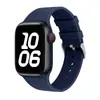 Adequado para Pulseira Apple Watch S11 Pulseira de Silicone Iwatch10Applewatch9Se Pulseira de Relógio de Silicone Texturizado