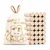 Bolsas de basura engrosadas con doble cordón y cierre automático para el hogar, cocina, dormitorio, estudiantes, paquete económico, multi-rollo, gran capacidad, PE transparente