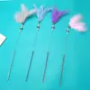 Fornecedores da Fabricante Vendem Varinhas Kat-Teca com Pena e Sino, Brinquedos Novos para Gatos, Varinhas Kat-Teca Coloridas com Pena, Brinquedos de Autoentretenimento