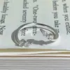Anillo Abierto Apilable de Múltiples Piezas con Diamantes de Corte Marquésa y Circonitas, Estilo Minimalista Etéreo de Nicho para Mujer