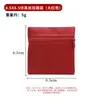 Stock Disponible Bolso de Joyería con Cremallera de Seda Artificial Pequeño Monedero de Satén Bolsa de Almacenamiento para Pulseras y Cuentas