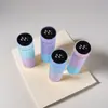 Taza Inteligente de Gran Capacidad con Pantalla de Temperatura para el Hogar, Termo de Acero Inoxidable 304 con Gradiente, Taza Recta Portátil para Exteriores