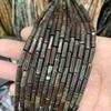 Oferta Especial para Nueva Piedra Natural 4*13mm Tubo Redondo Tiras Sueltas Accesorios para Joyería DIY Productos Semiacabados Venta al por Mayor Suministro Directo del Fabricante