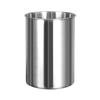 Cubo de hielo continuo de acero inoxidable 304 con tapa, máquina para raspar hielo, cubo especial para ladrillos de hielo, molde redondo para carámbanos, máquina para hacer hielo en polvo para nieve