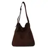 Bolsa Tote Retro Transfronteiriça para o Dia a Dia Feminina de Grande Capacidade 2026 Novo Estilo Nicho Bolsa de Ombro Único de Axila Bolsa Feminina Casual
