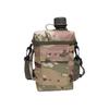 Botella de Agua Personalizada para Entrenamiento Militar para Montañismo al Aire Libre, Botella de Agua Cuadrada Plana Estilo Antiguo, Táctica de Camping de Gran Capacidad Engrosada