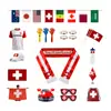 Banderas de Estados Unidos, Canadá, México, Suiza 2026, Banderas de Pancarta Nacional, Decoraciones, Banderas de Chal para Animación, Suministros para el Ambiente