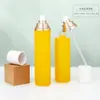 Envase Químico Diario de Belleza 30g Crema Loción Maquillaje Botella de Vidrio 120ml Bomba Dispensadora Nueva Lista para la Venta
