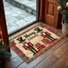 Tapete de piso de tierra de diatomeas transfronterizo para uso doméstico, tapete decorativo navideño, alfombra para entrada, resistente a la suciedad y fácil de mantener, tapete de piso para baño