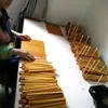 Tiras de Bambu em Branco, Materiais para Marcadores de Página de Bambu Estilo Antigo, Bambu Natural, Tiras de Bambu Carbonizado Estilo Antigo