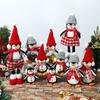 Decoraciones Navideñas Nuevas Transfronterizas Muñeco de Pingüino de Pie Adornos de Enano Muñeco Iluminado Telescópico Muñeco
