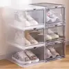 Caja de Almacenamiento Transparente Más Vendida de Amazon, Caja de Almacenamiento de Acrílico, Caja de Exhibición para Almacenamiento de Zapatos, Venta al por Mayor del Fabricante