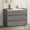 Cómoda de Madera Maciza Mesita de Noche Almacenamiento de Lujo Ligero Hogar Dormitorio de Alta Calidad Nuevo Moderno Simple Gabinete de Almacenamiento Gabinete de Mesita de Noche