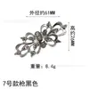 Hebilla de Diamante Incrustado en Metal Estilo Chino Retro Botón para Cheongsam Hebilla Decorativa para Vestido de Novia Par de Hebillas con Cuentas Hechas a Mano Hebilla de Anillo