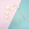 Productos populares para niños hechos a mano de madera varita de hadas varita mágica Navidad varita de princesa rompecabezas mano imagen viruta de madera DIY